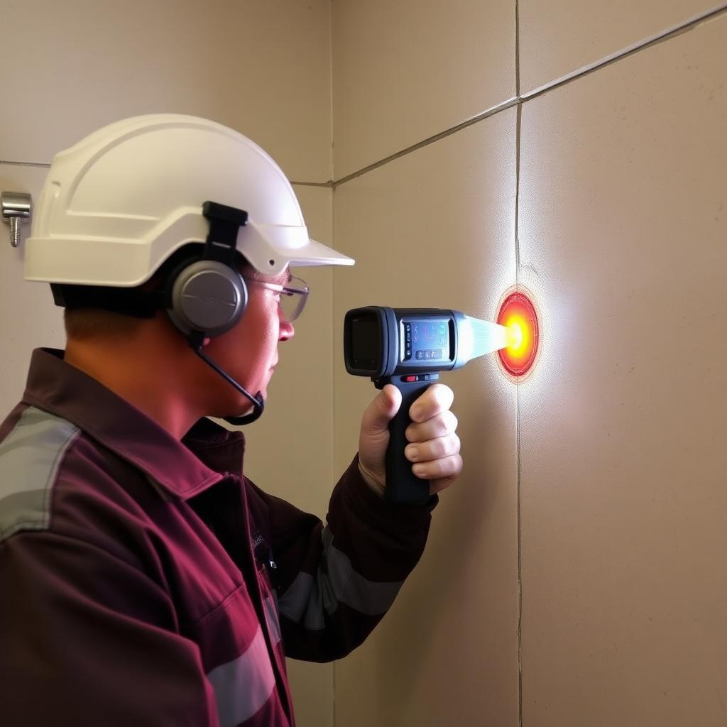 Leak detection with thermal imaging