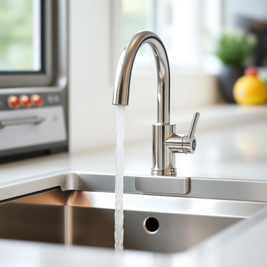 Kitchen tap installation